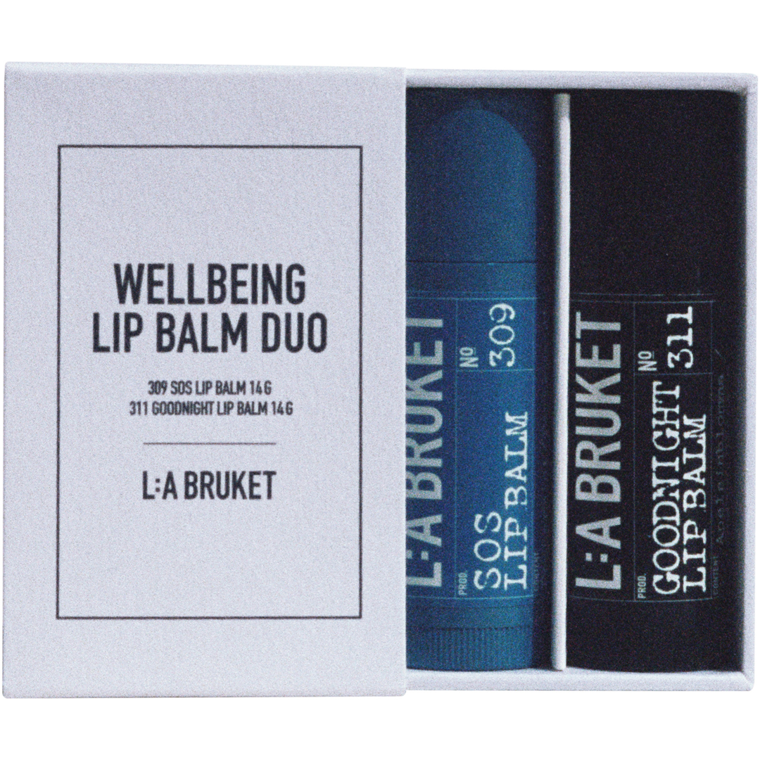 L:a Bruket 324 Wellbeing Lip Balm Duo