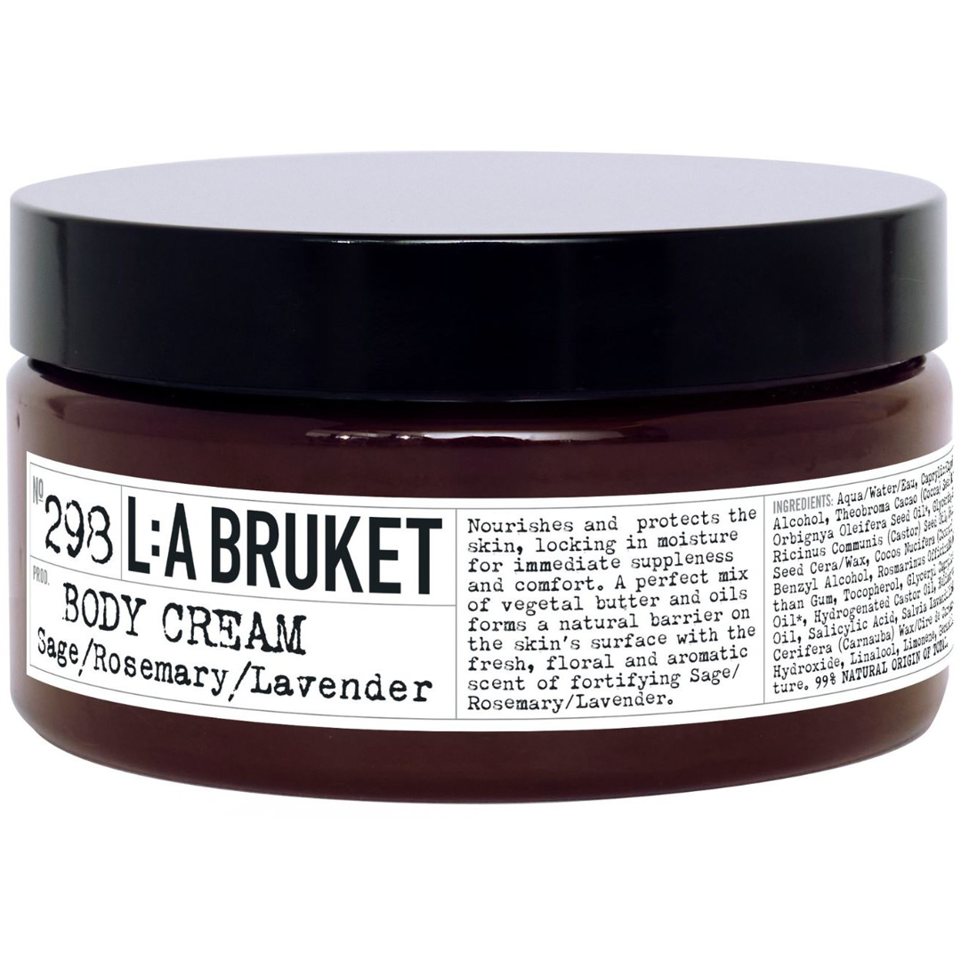 L:a Bruket 298 Body Cream Sage/Rosemary/Lavender, 200g Kroppslotion, Hudlotion & Bodylotion