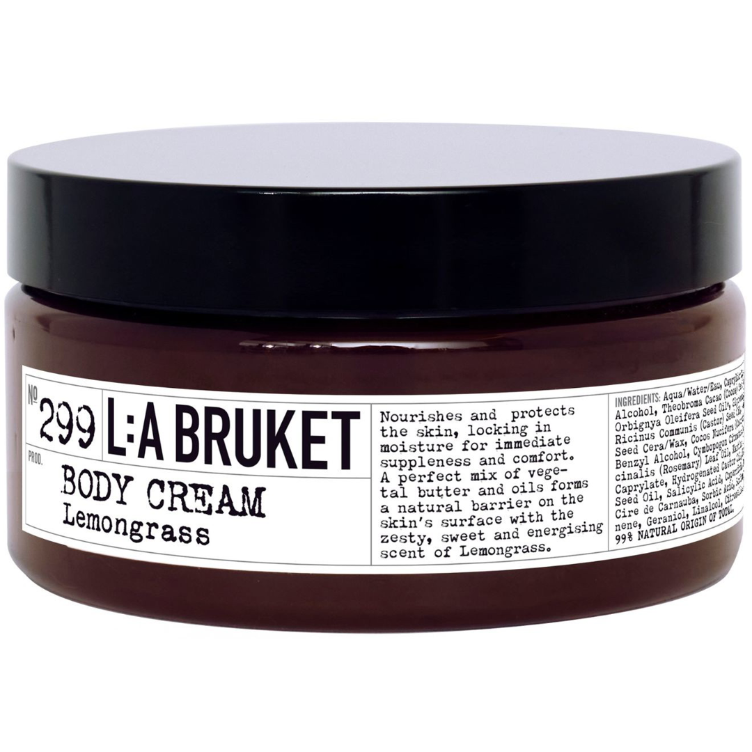 L:a Bruket 299 Body Cream Lemongrass, 200g Kroppslotion, Hudlotion & Bodylotion
