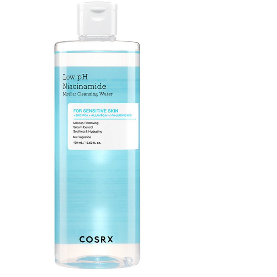 COSRX Low pH Niacinamide Micellar Cleansing Water, 400ml cleanser
