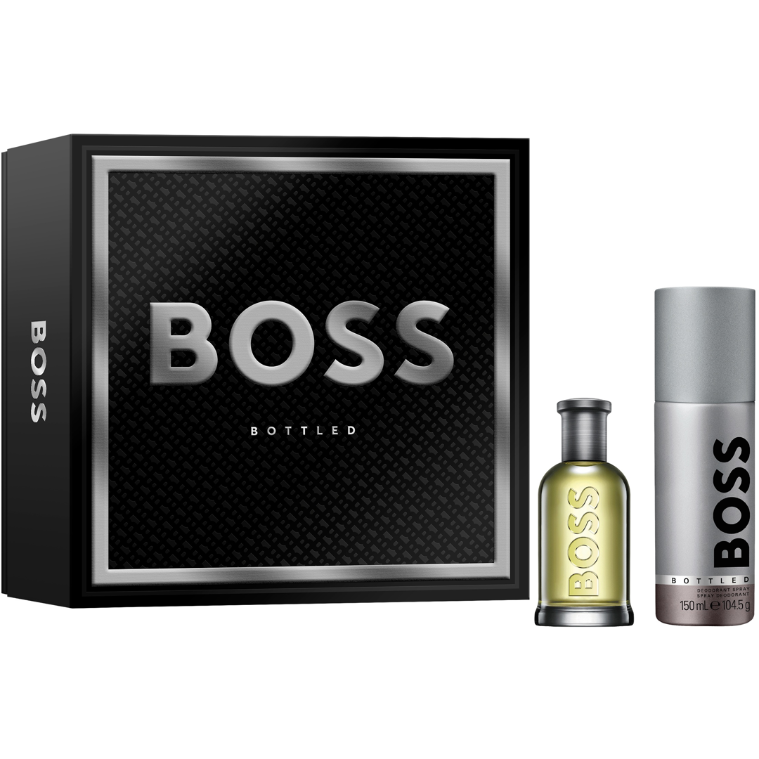 BOSS Bottled Gift Set, EdT and Deospray parfym deodorant