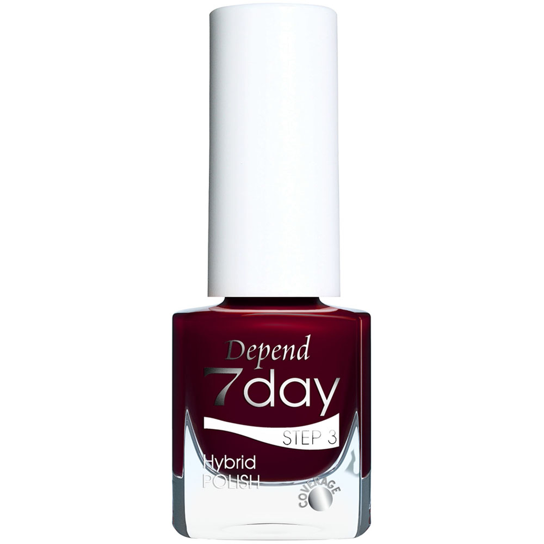 Depend 7day Hybrid Polish, 7329 Dress of Bordeaux