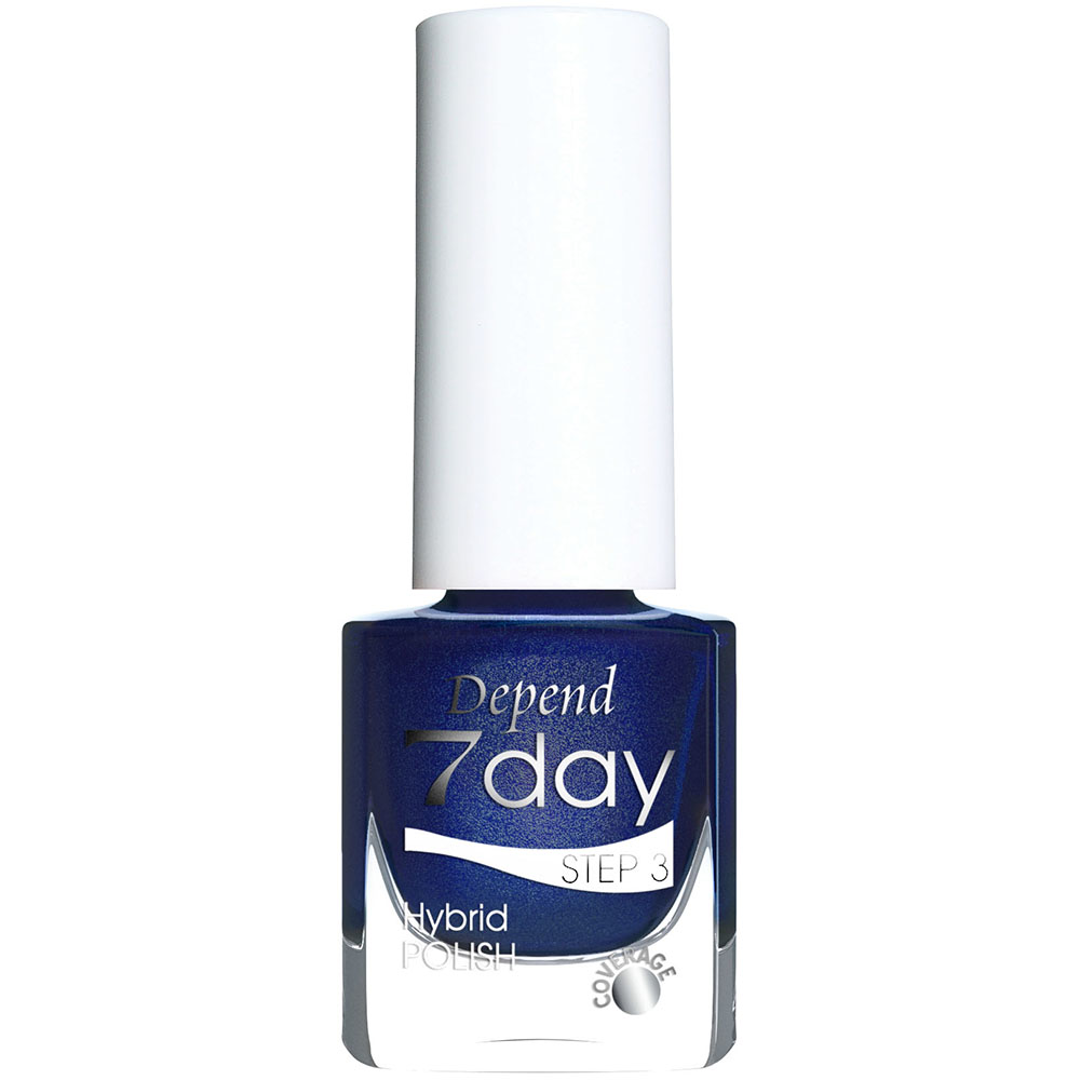 Depend 7day Hybrid Polish, 7335 Blue Cocktail