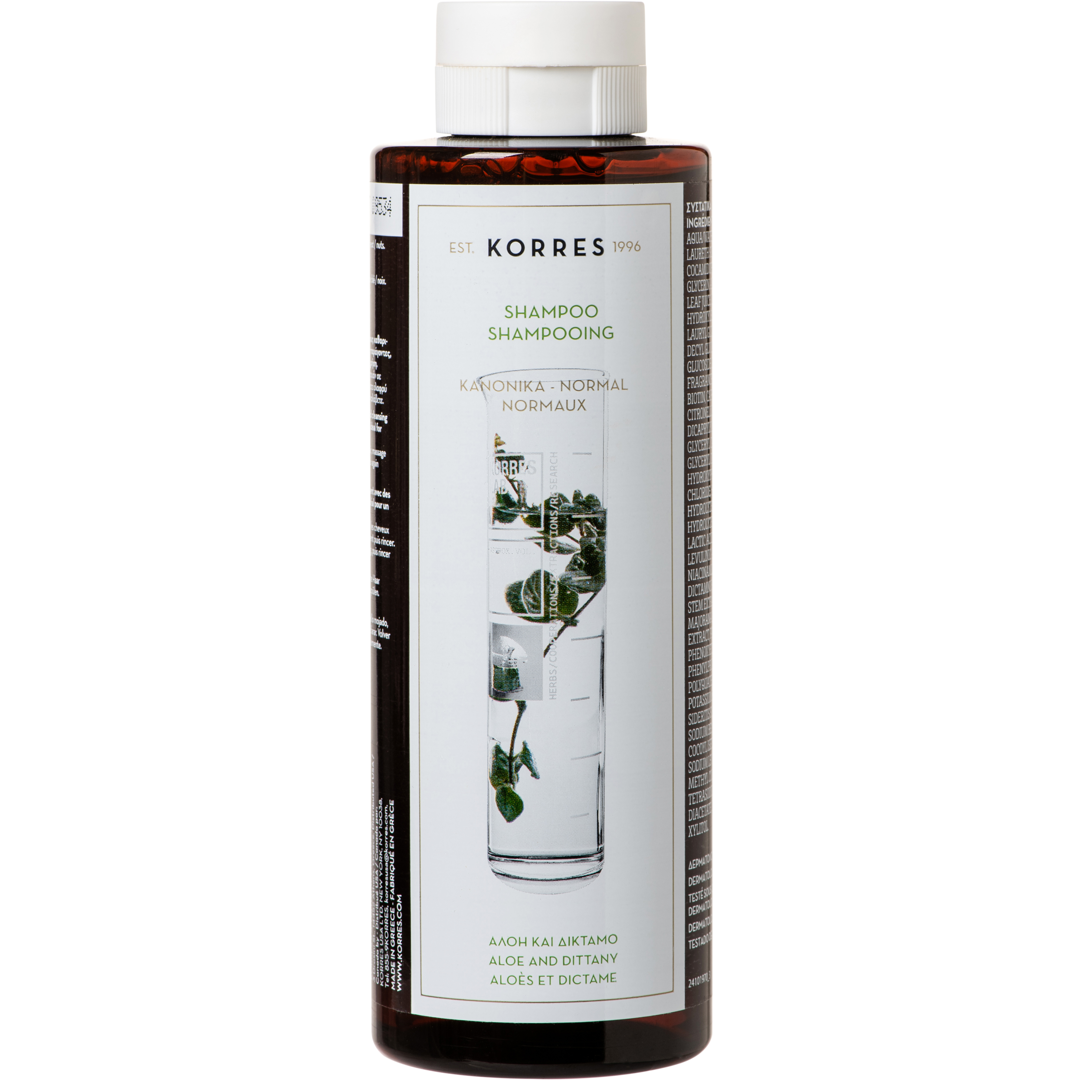 KORRES Aloe + Dittany Shampoo For Normal Hair, 250ml