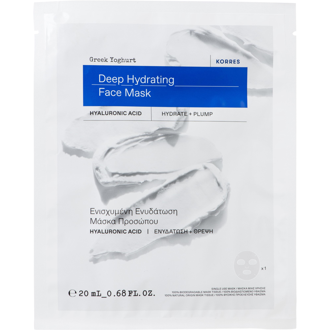 KORRES Greek Yoghurt Deeply Hydrating Face Mask, 20ml ansiktsmask