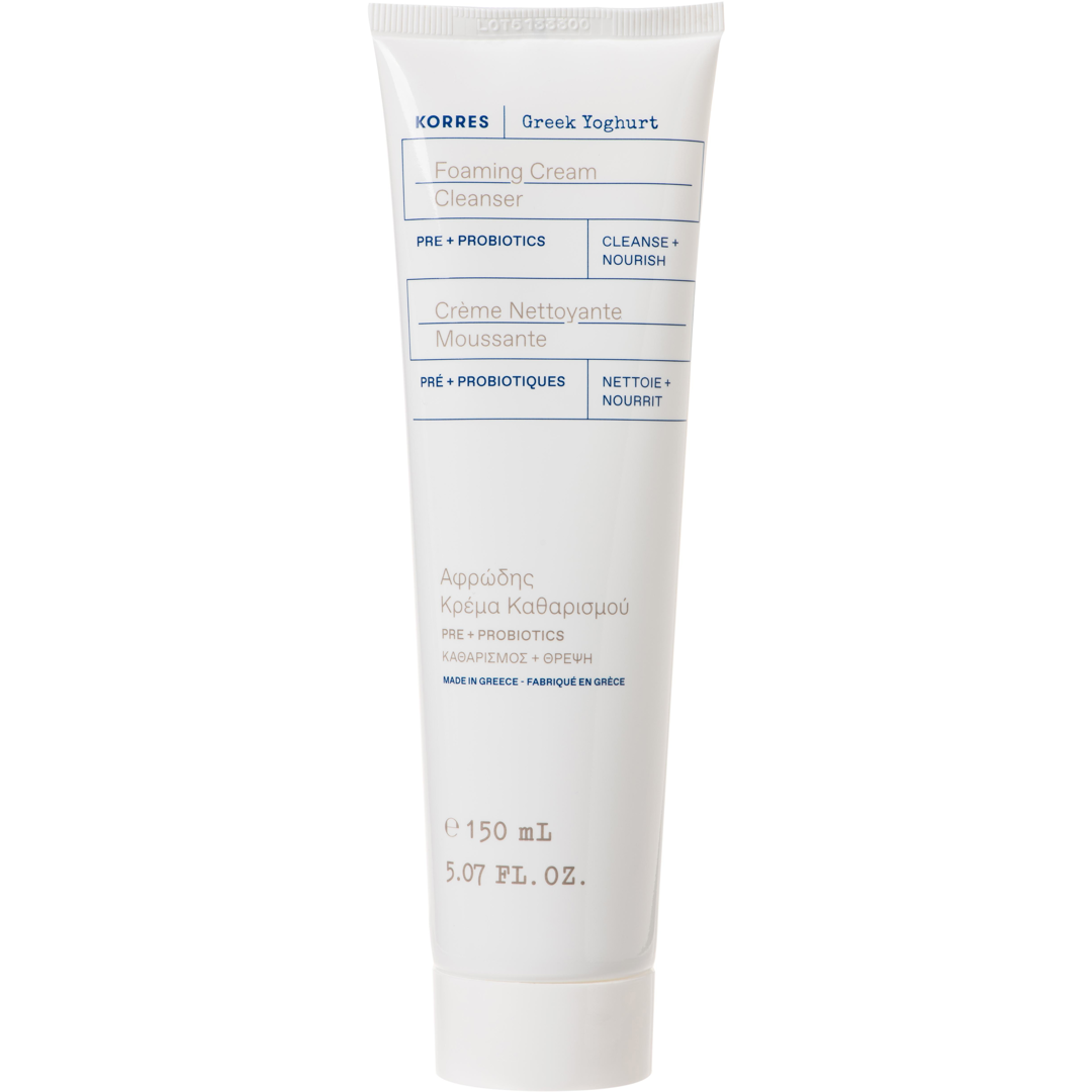 KORRES Greek Yoghurt Foaming Cream Cleanser, 150ml cleanser
