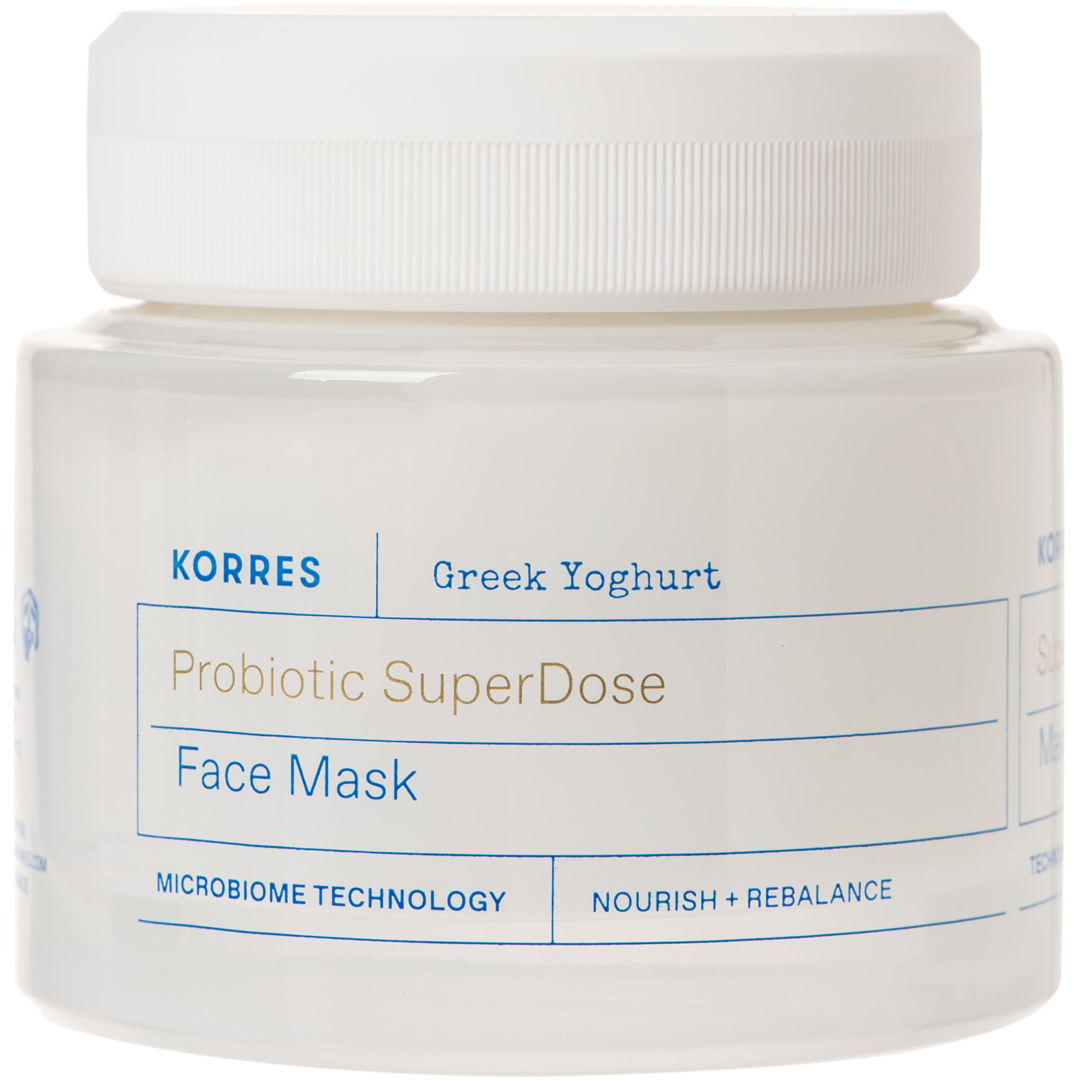 KORRES Greek Yoghurt Probiotic SuperDose Face Mask, 100ml, Kasvonaamio