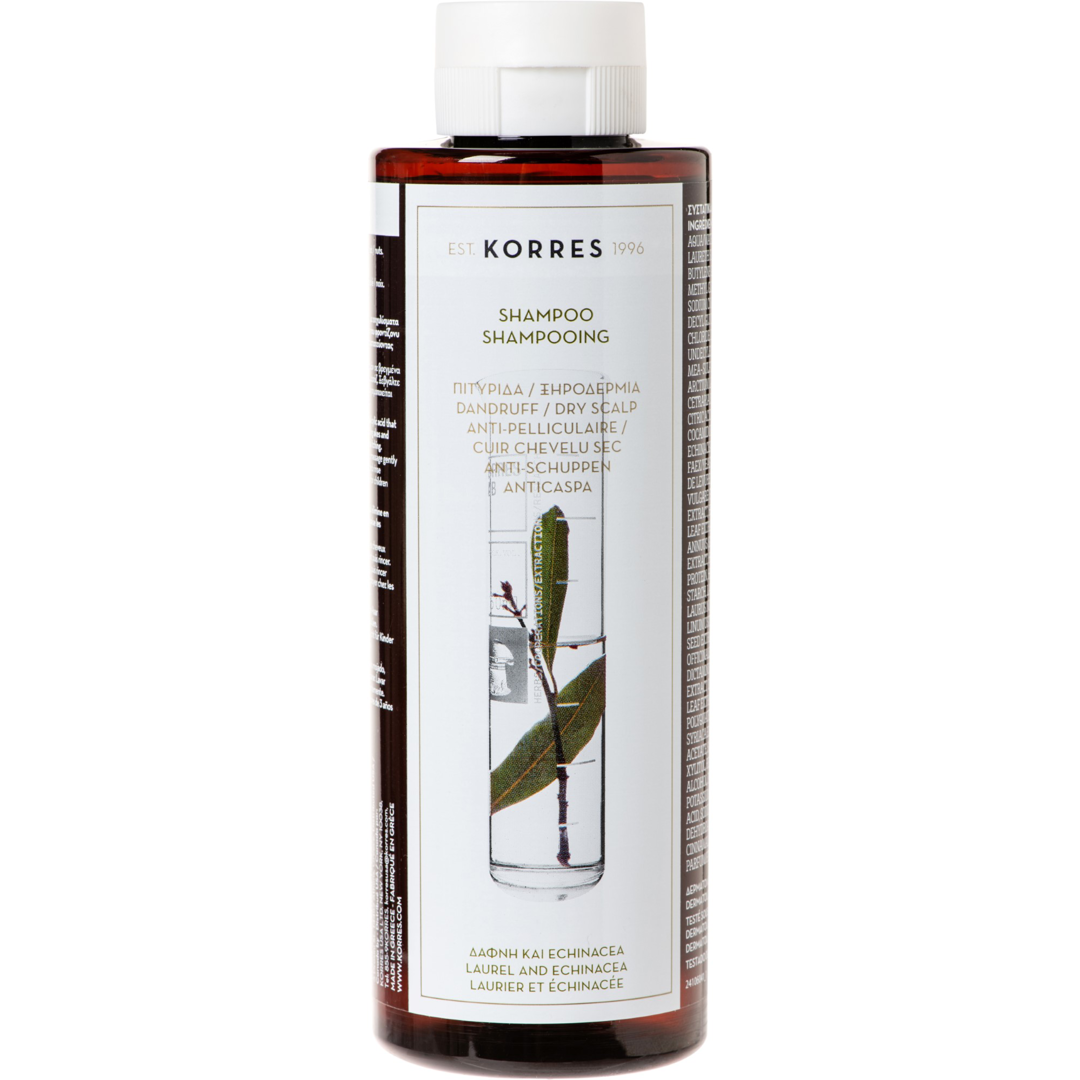 KORRES Laurel + Echinacea Shampoo Against Dandruff + Dry Scalp, 250ml