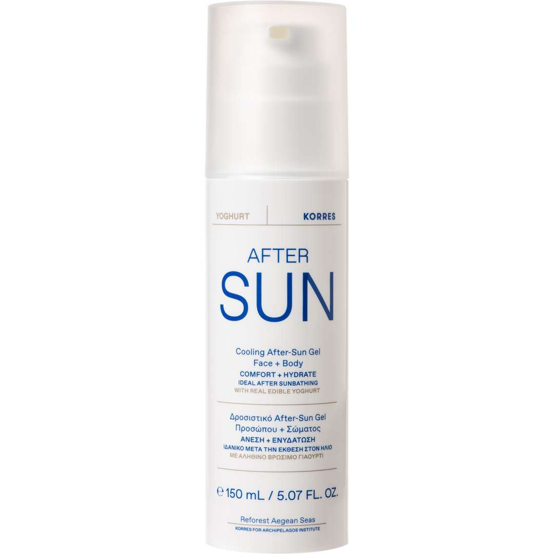 KORRES Yoghurt Cooling After-Sun Gel Face & Body, 150ml solkräm