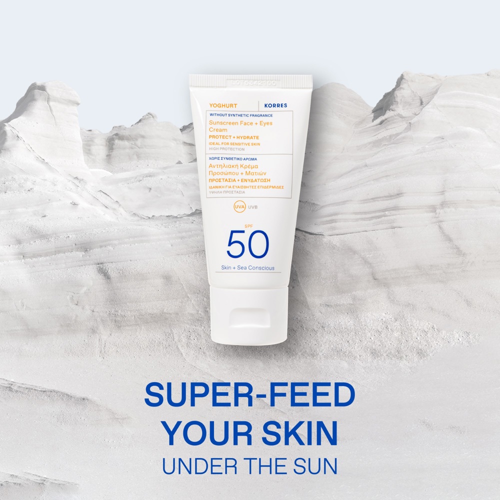 Yoghurt Face + Eyes Sunscreen SPF50, 50ml