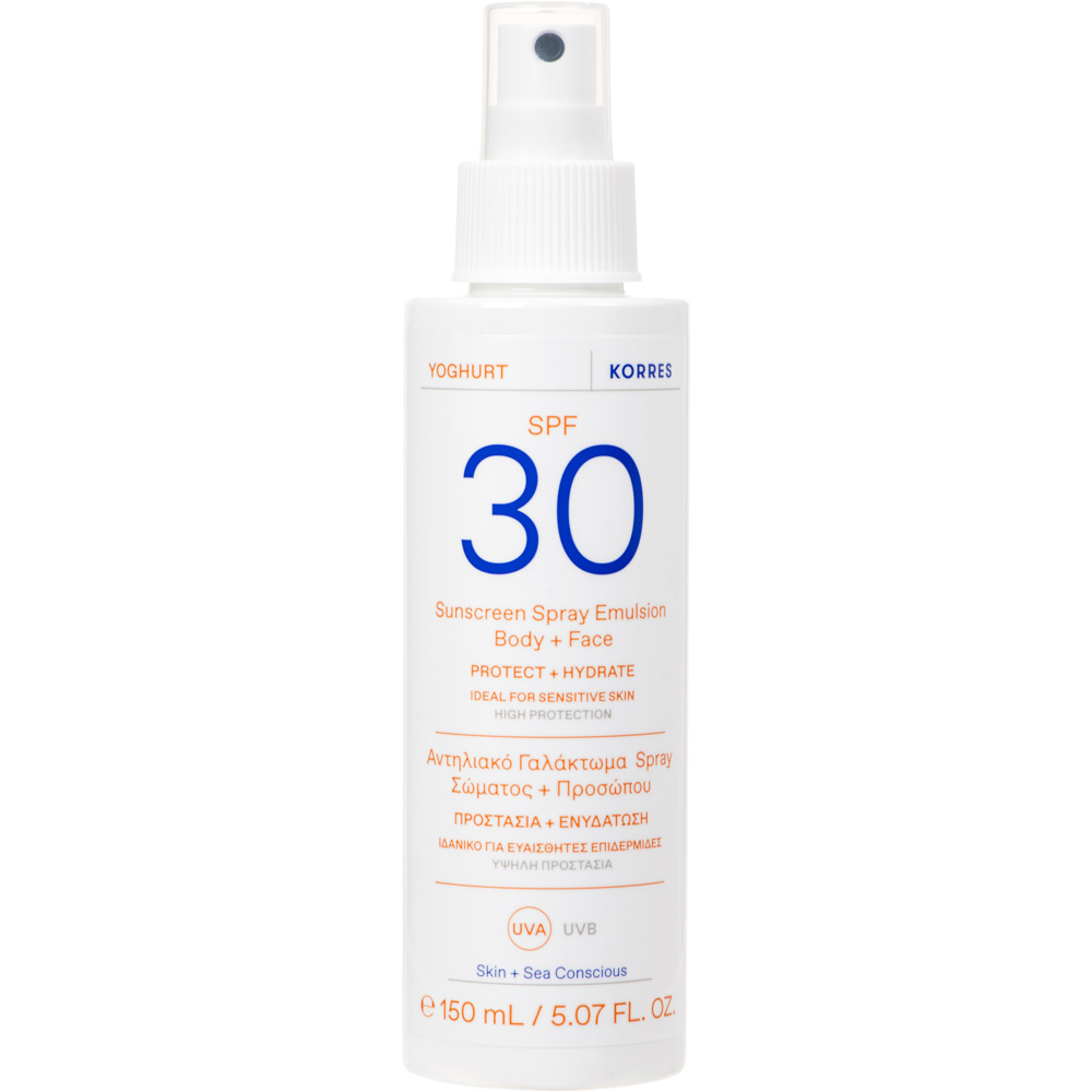 Yoghurt Sunscreen Spray Emulsion SPF30 Body + Face, 150ml