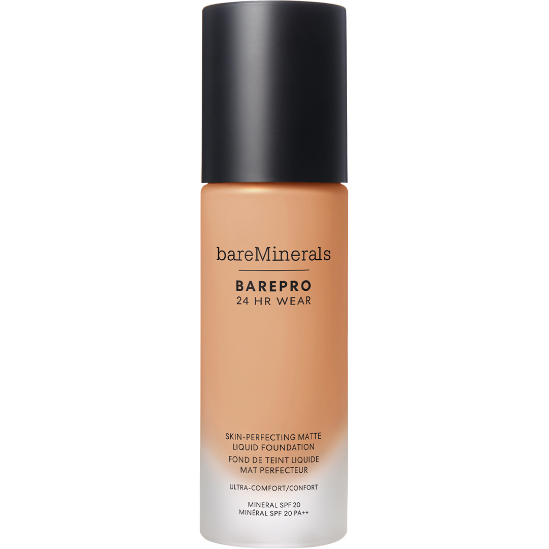 bareMinerals BarePro 24H Matte Comfort Liquid Foundation, 27 Medium Warm