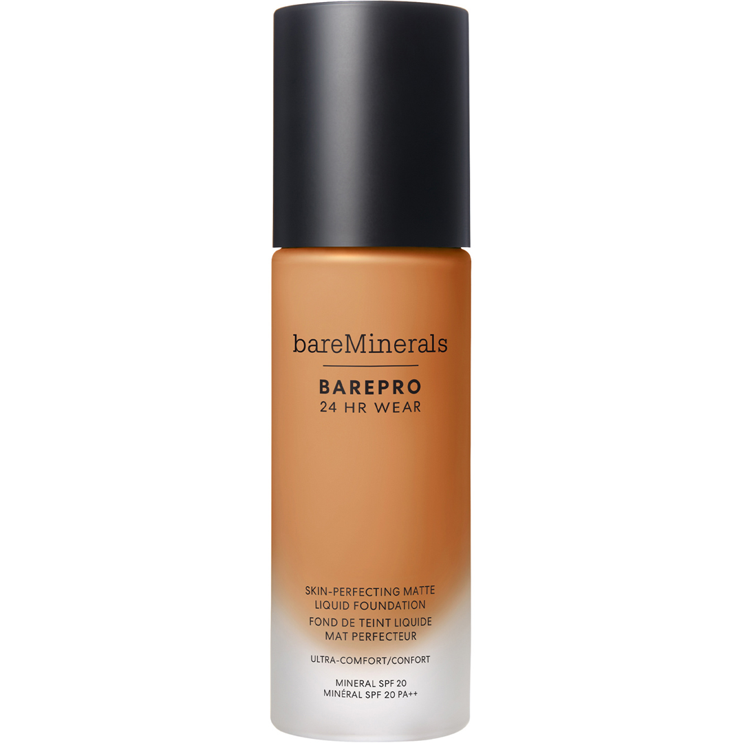 bareMinerals BarePro 24H Matte Comfort Liquid Foundation, 43 Medium Deep Neutral foundation