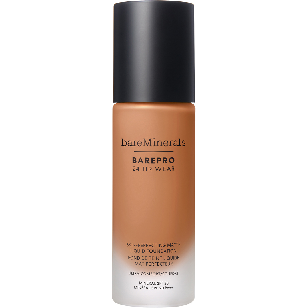 bareMinerals BarePro 24H Matte Comfort Liquid Foundation, 46 Medium Deep Cool foundation