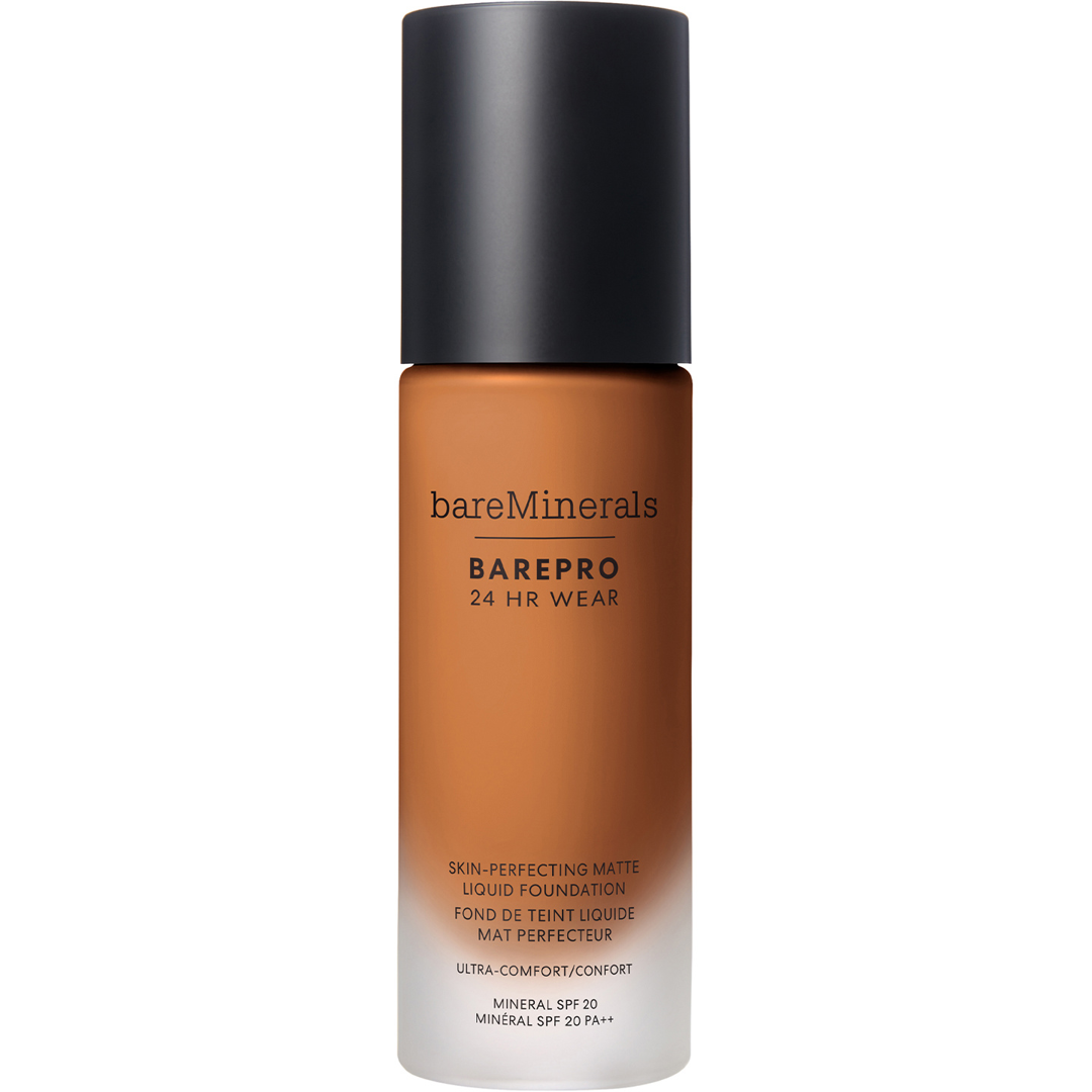 bareMinerals BarePro 24H Matte Comfort Liquid Foundation, 46 Medium Deep Warm foundation