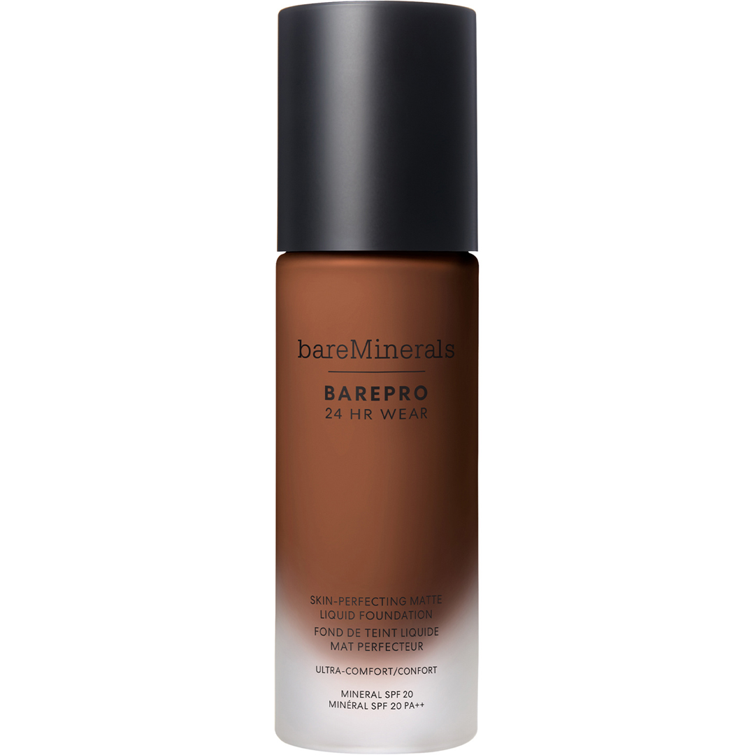 bareMinerals BarePro 24H Matte Comfort Liquid Foundation, 61 Deep Cool foundation