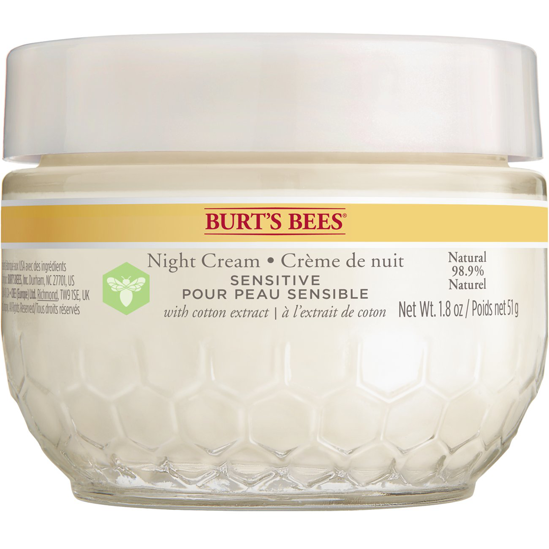 Burt's Bees Sensitive Skin Night Cream, 51g nattkräm
