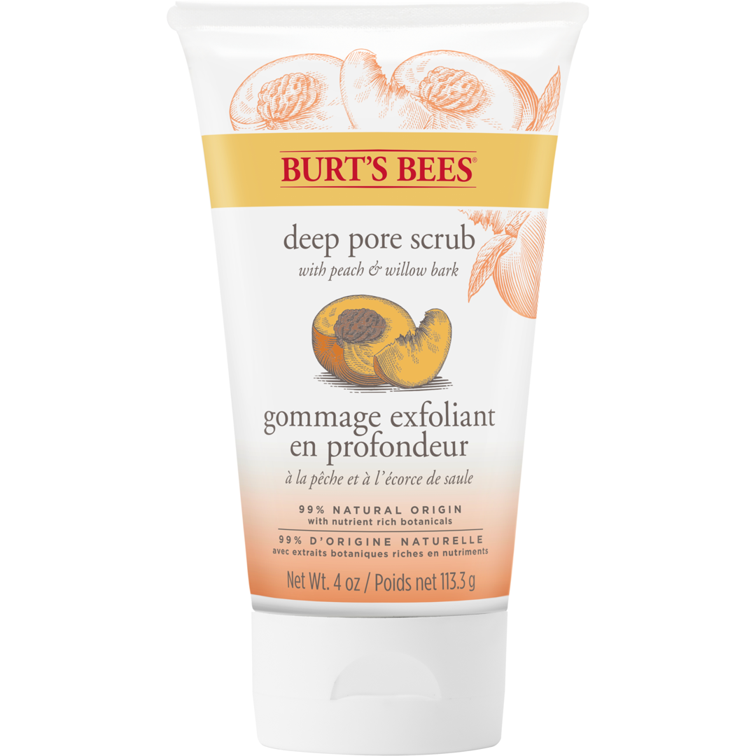 Burt's Bees Peach & Willow Bark Deep Pore Scrub