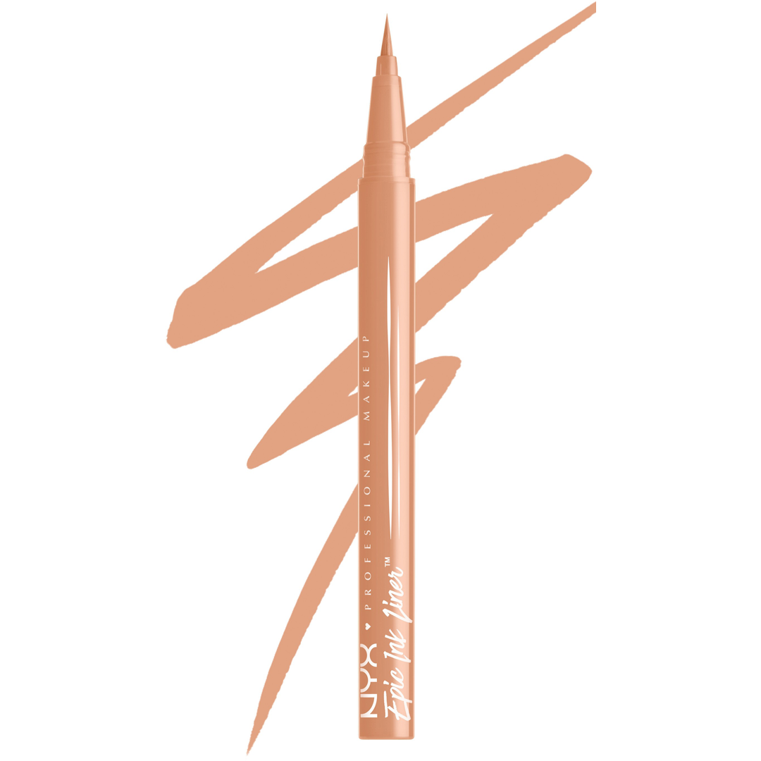 NYX Professional Makeup Epic Ink Waterproof Liquid Eyeliner, 06 Lil Toasty, Silmänrajaus: eyeliner