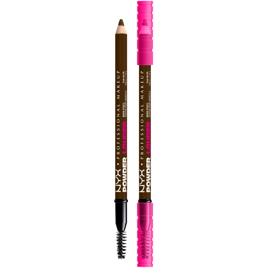 NYX Professional Makeup Powder Louder Brow Pen, 07 Espresso, Kulmakynä