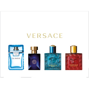 Pour Homme Miniature Eau Fraiche + Dylan Pour Homme + Eros Gift Set, 4x5ml