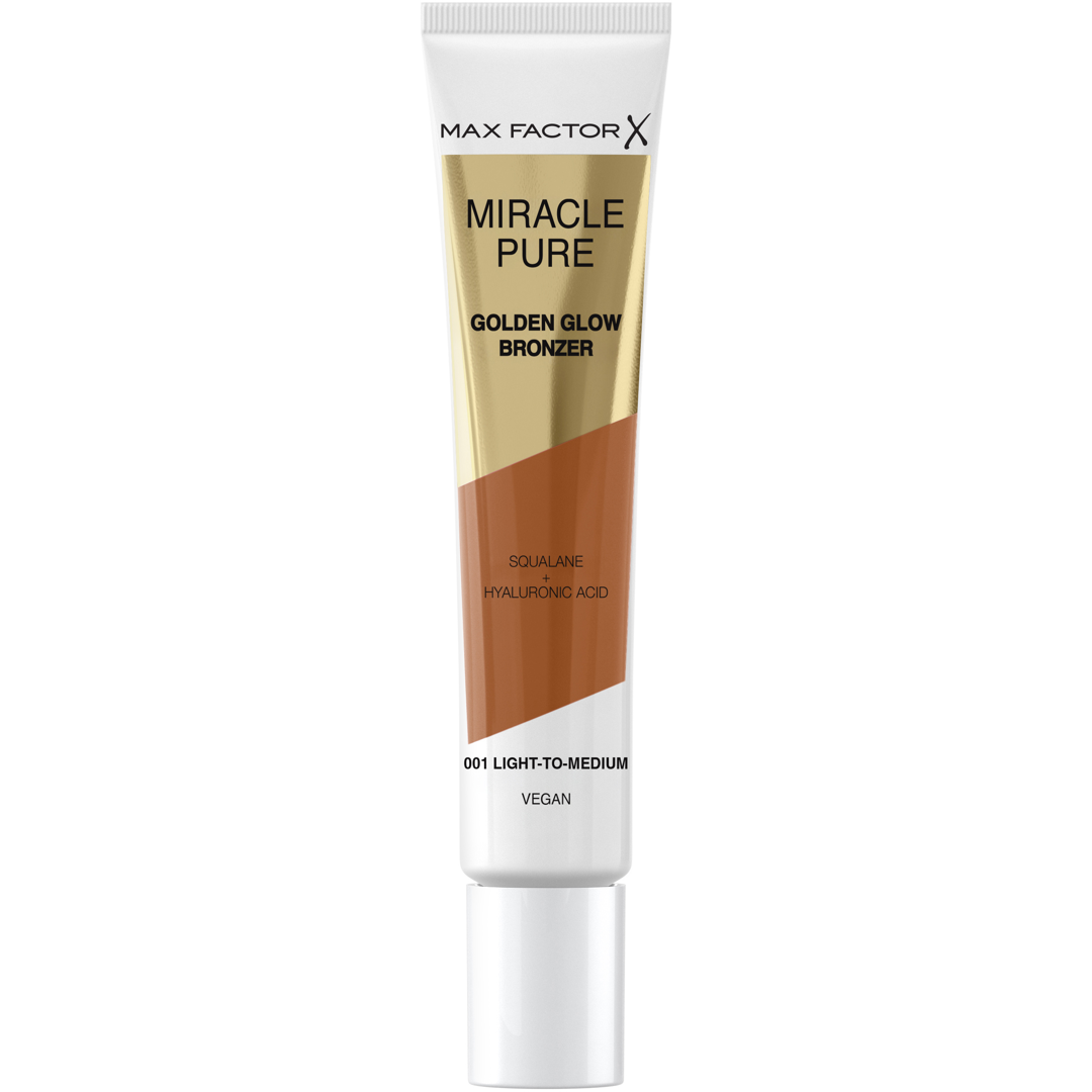 Max Factor Miracle Pure Golden Glow Bronzer, 01 Light to Medium