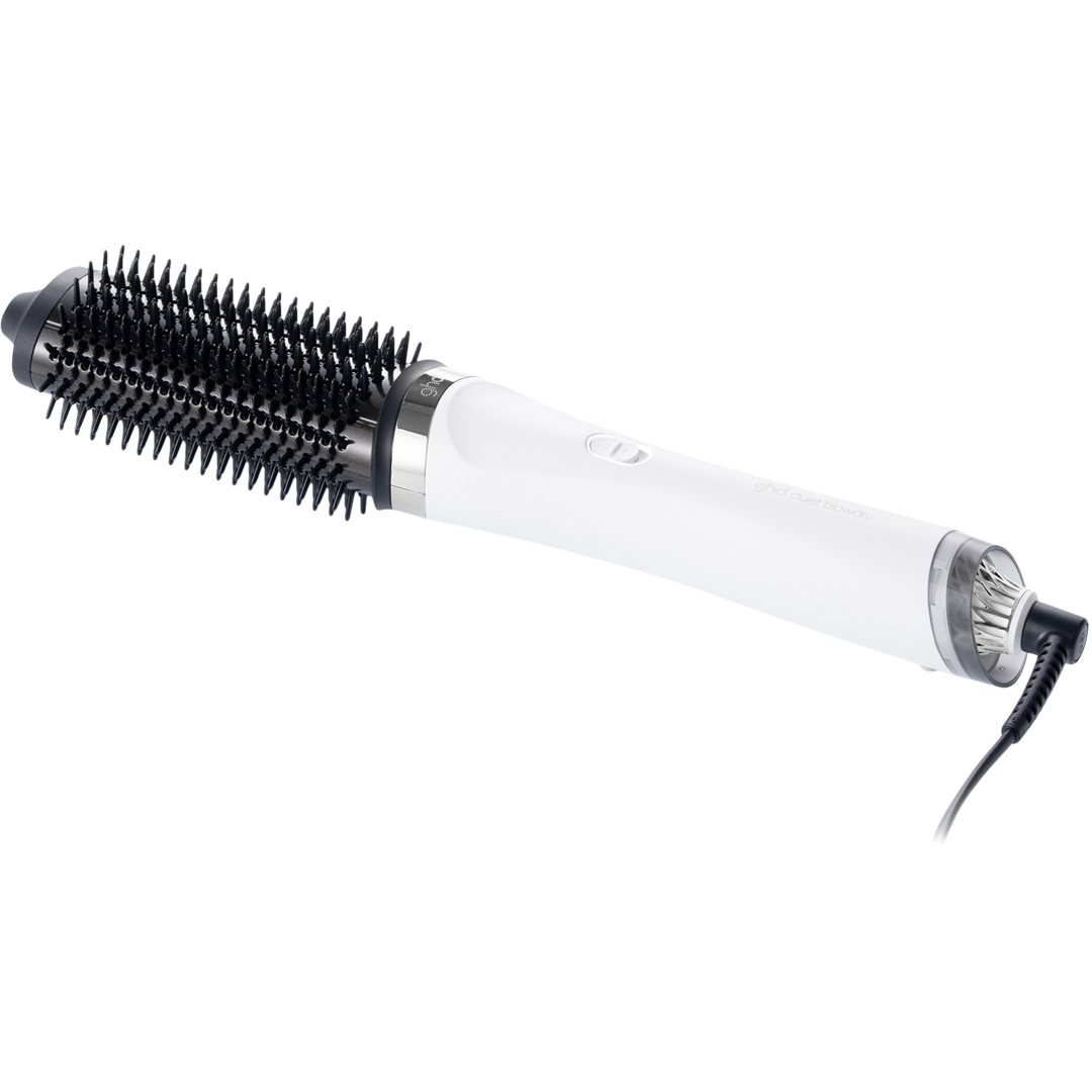 GHD Duet Blow Dry - 2-in-1 Hair Dryer Brush, White Hårfön