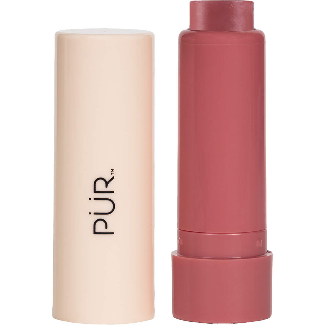 PÜR Silky Tint Creamy Multitasking Stick with Peptides, Berry Best