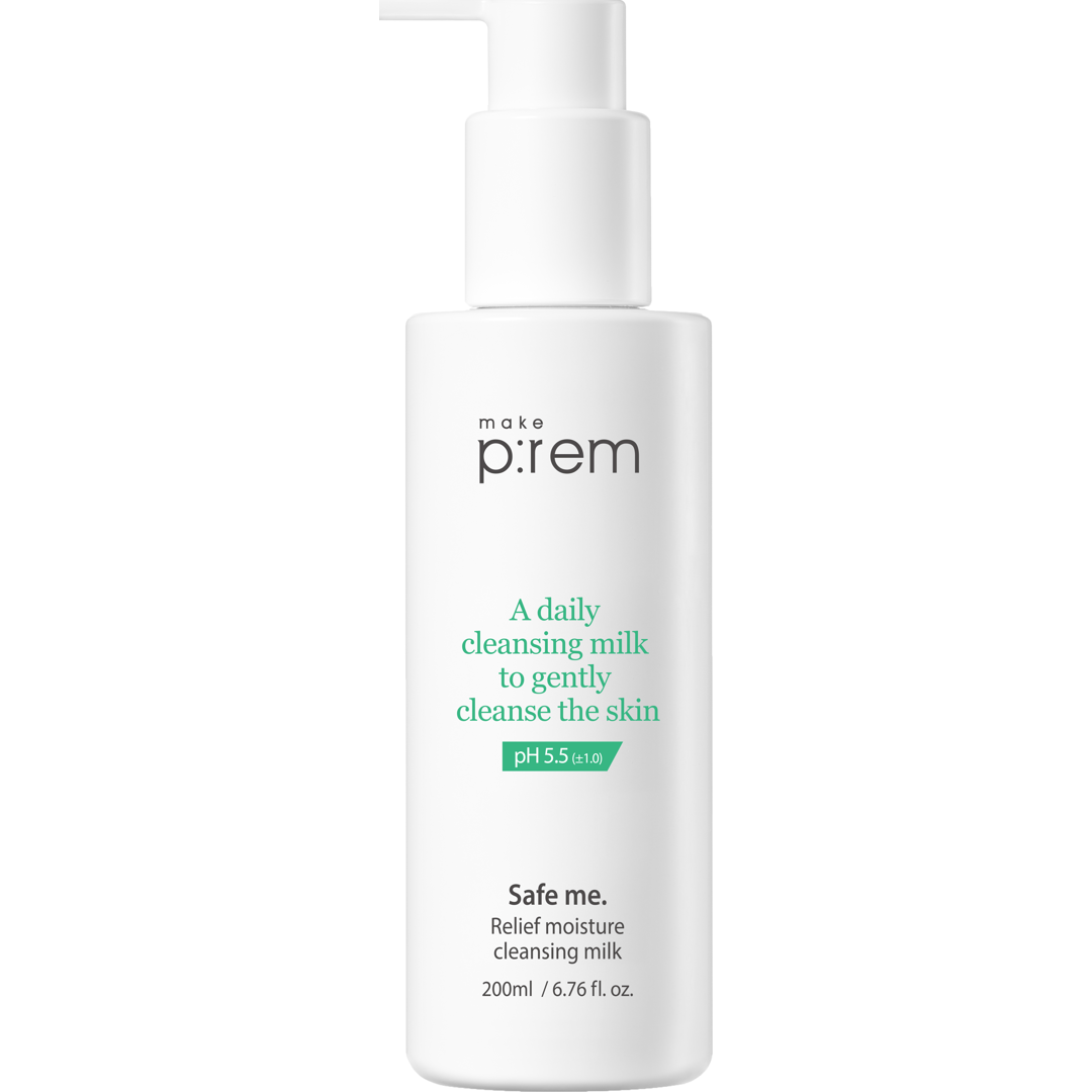 make p:rem Safe Me. Relief moisture Cleansing Milk, 200ml cleanser