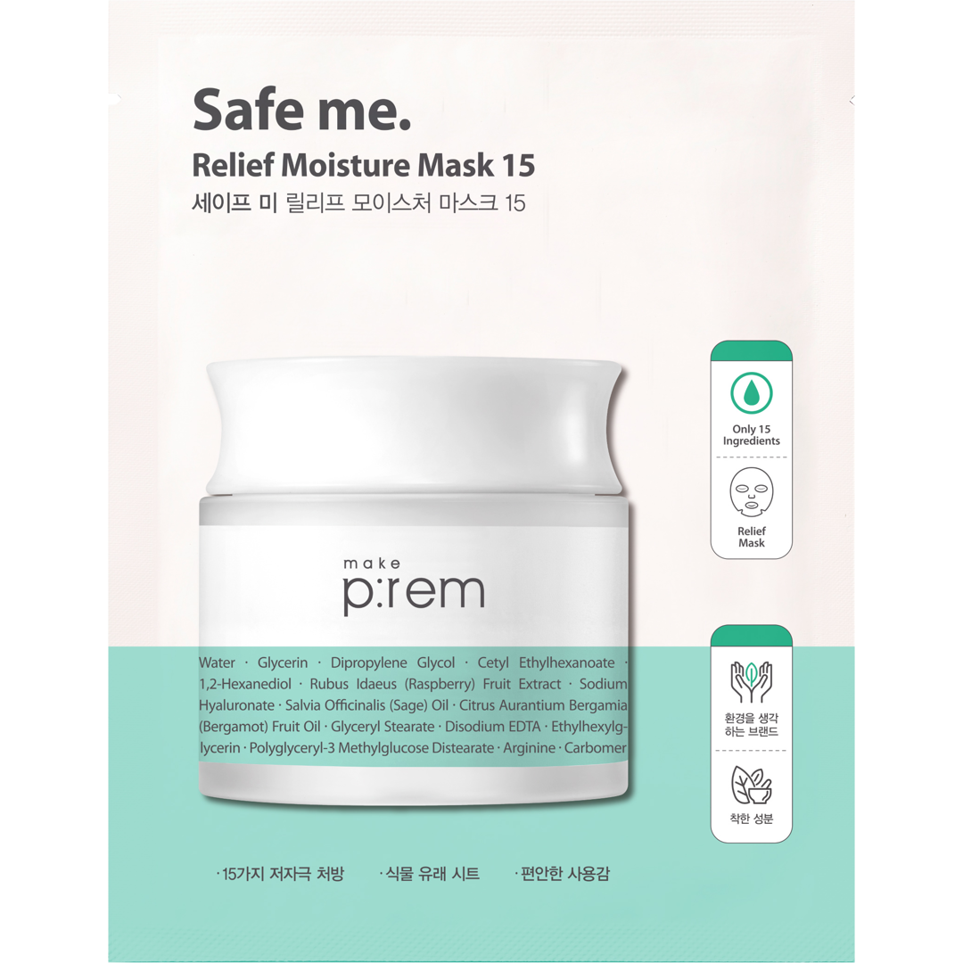 make p:rem Safe Me. Relief Moisture Mask 15, 25g