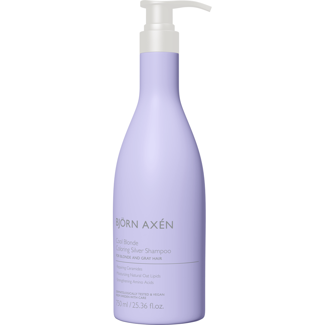 Björn Axén Cool Blonde Coloring Silver Shampoo, 750ml silverschampo