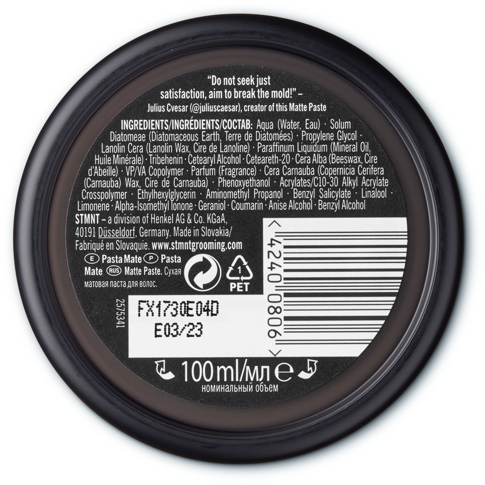 Matte Paste, 100ml