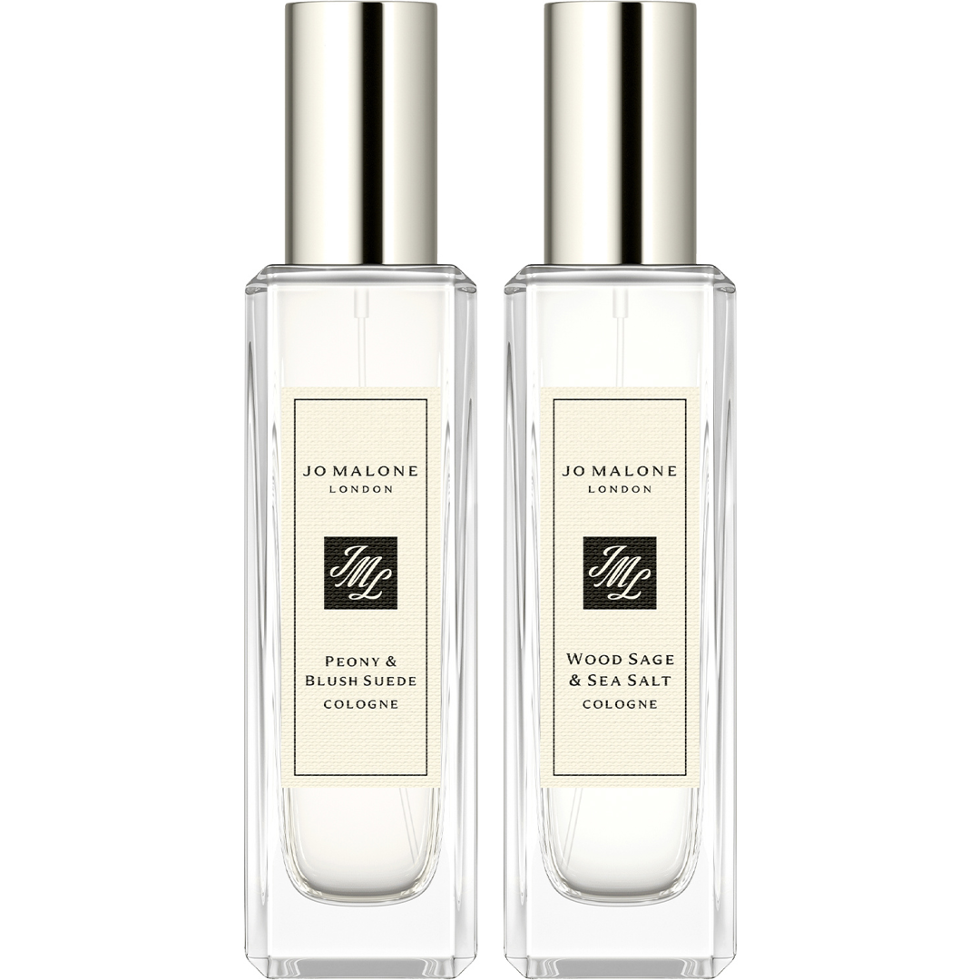 Jo Malone London Scent Pairing Duo Peony & Blush Suede + Wood Sage & Sea Salt, Cologne 2x30ml rouge
