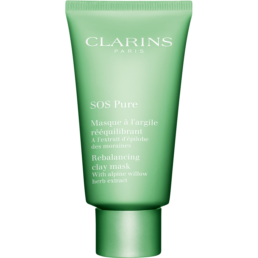 Clarins SOS Pure Rebalancing Clay Mask, 75ml, Kasvonaamio