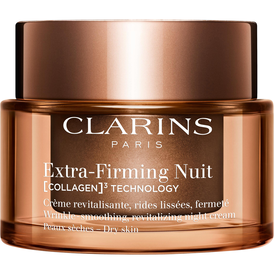 Clarins Extra-Firming Nuit Wrinkle-Smoothing Revitalizing Night Cream, Dry skin, 50ml nattkräm
