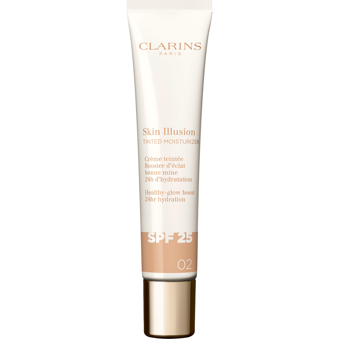 Clarins Skin Illusion Tinted Moisturizer SPF25, 02 Ansiktskräm / Dagkräm
