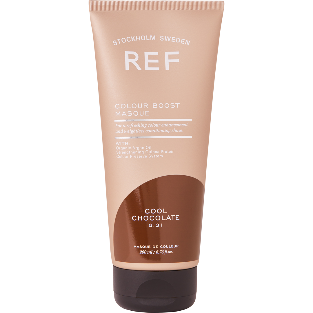 REF STOCKHOLM Colour Boost Mask, 200ml, Cool Chocolate