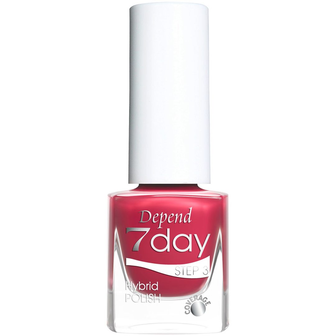 Depend 7day Hybrid Polish, 7341 Rose Red, Kynsilakka