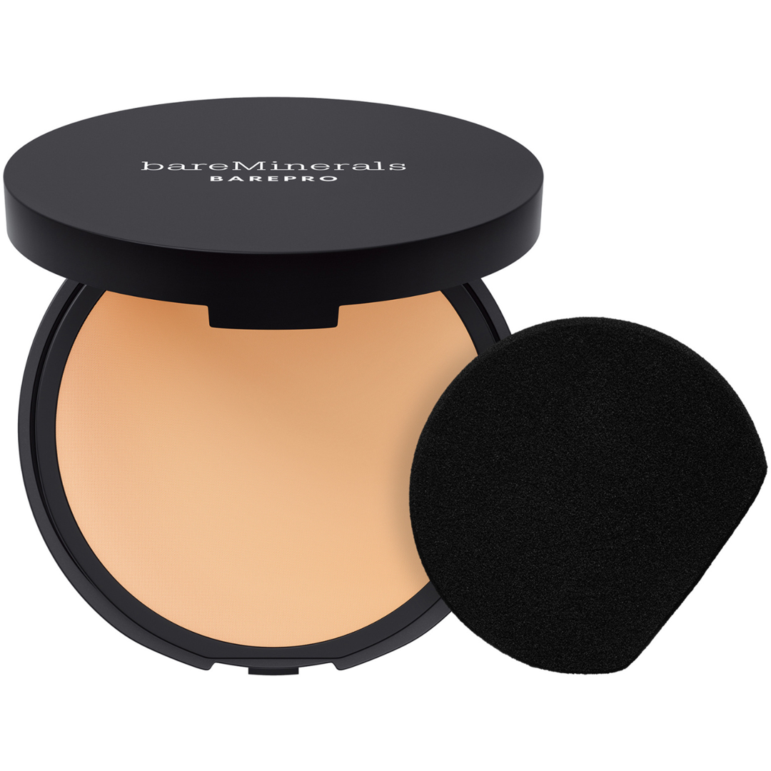 bareMinerals BarePro 24H Skin-Perfecting Pressed Powder, 15 Fair Warm