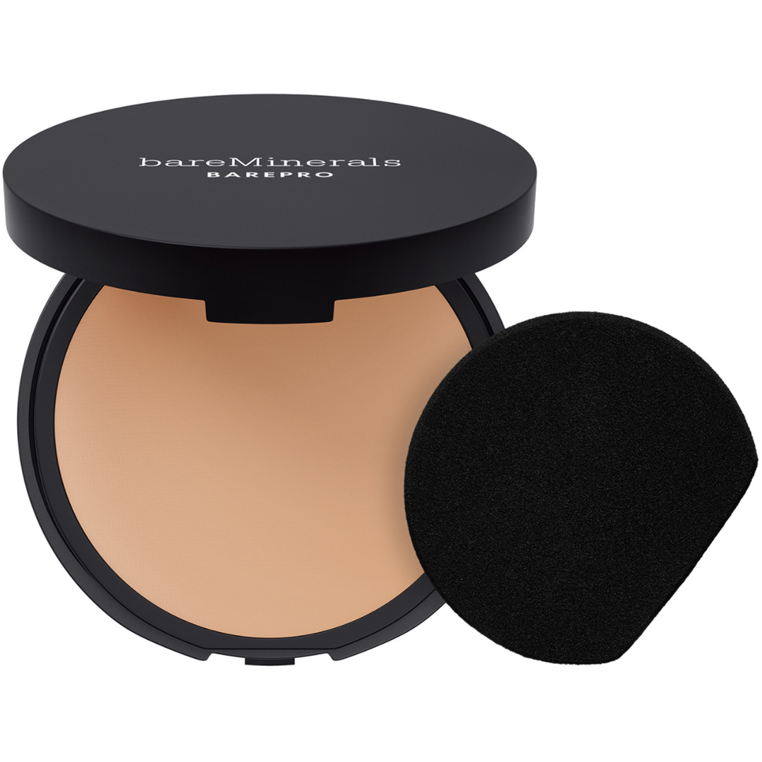 bareMinerals BarePro 24H Skin-Perfecting Pressed Powder, 25 Light Warm