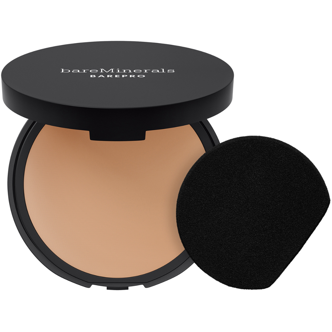 bareMinerals BarePro 24H Skin-Perfecting Pressed Powder, 30 Medium Warm, Puuteri