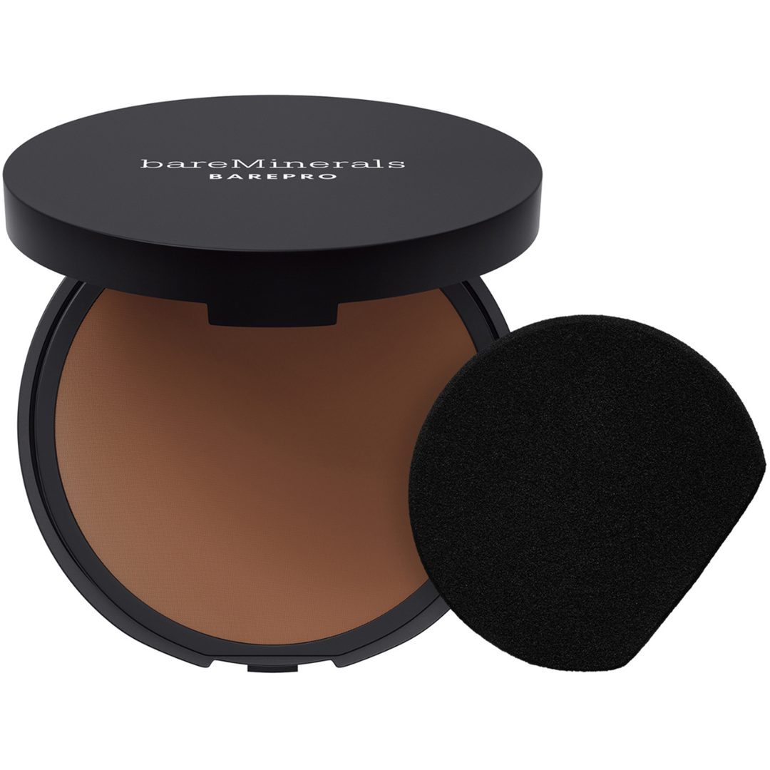 bareMinerals BarePro 24H Skin-Perfecting Pressed Powder, 60 Deep Neutral