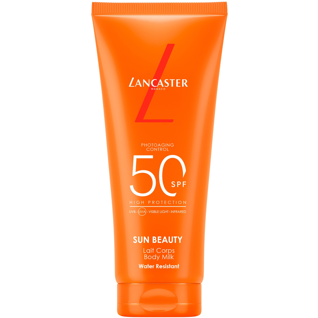 Lancaster Sun Care Face & Body Sun Beauty Body Milk SPF50, 100ml, Aurinkosuojavoide