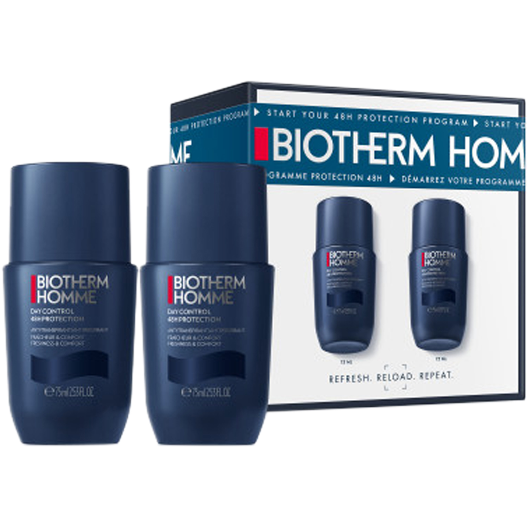 Biotherm Homme 48H Day Control Deo Roll-On Duo, 2x75ml '25 deodorant