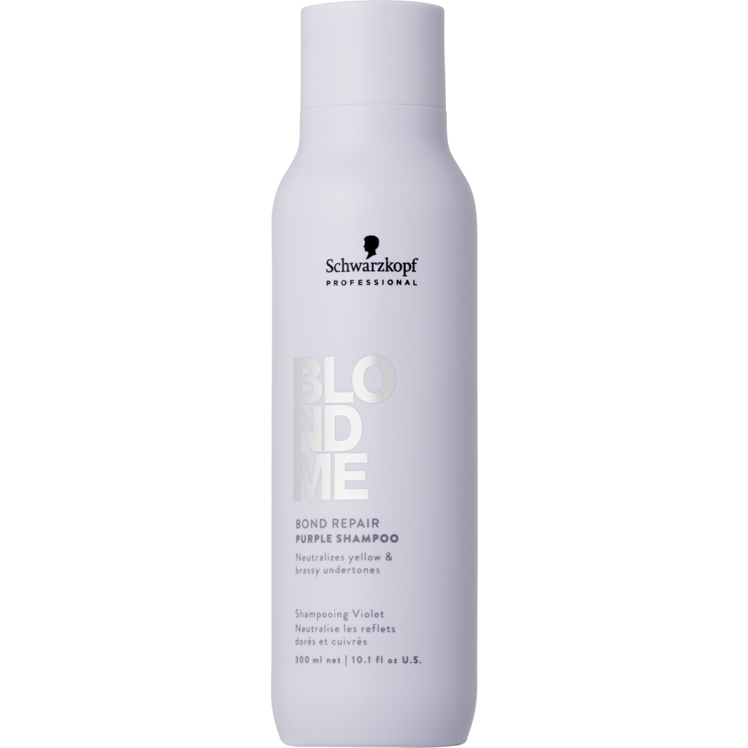 Schwarzkopf BLONDME Bond Repair Purple Shampoo, 300ml