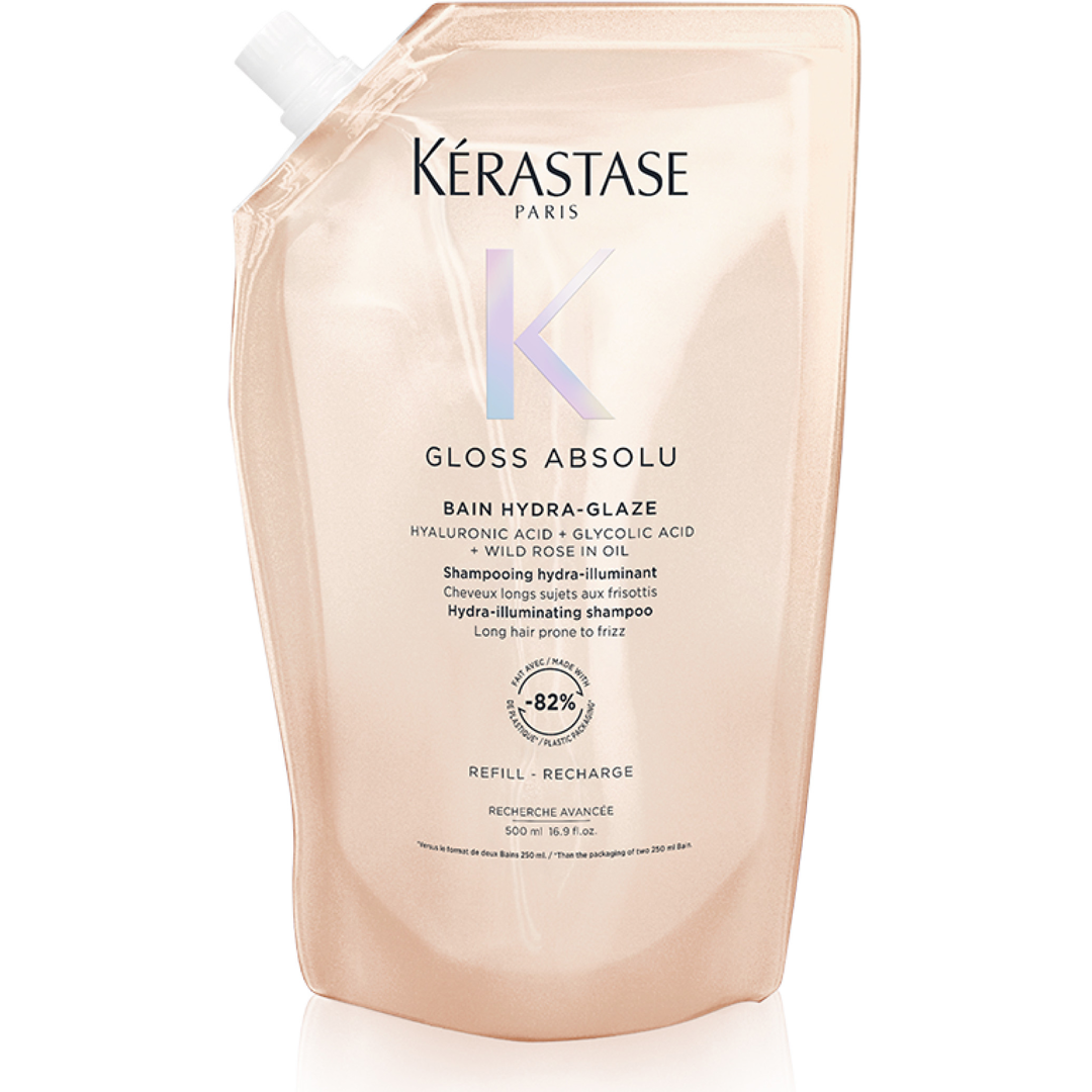 Kérastase Gloss Absolu Bain Hydra-Glaze Shampoo, 500ml Refill