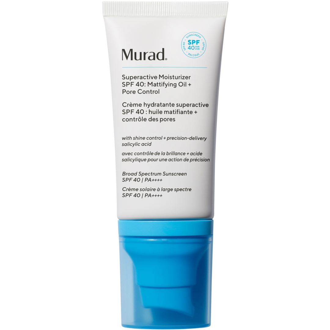 Murad Superactive SPF 40 Moisturizer: Mattifying Oil + Pore Control, 50ml Ansiktskräm / Dagkräm