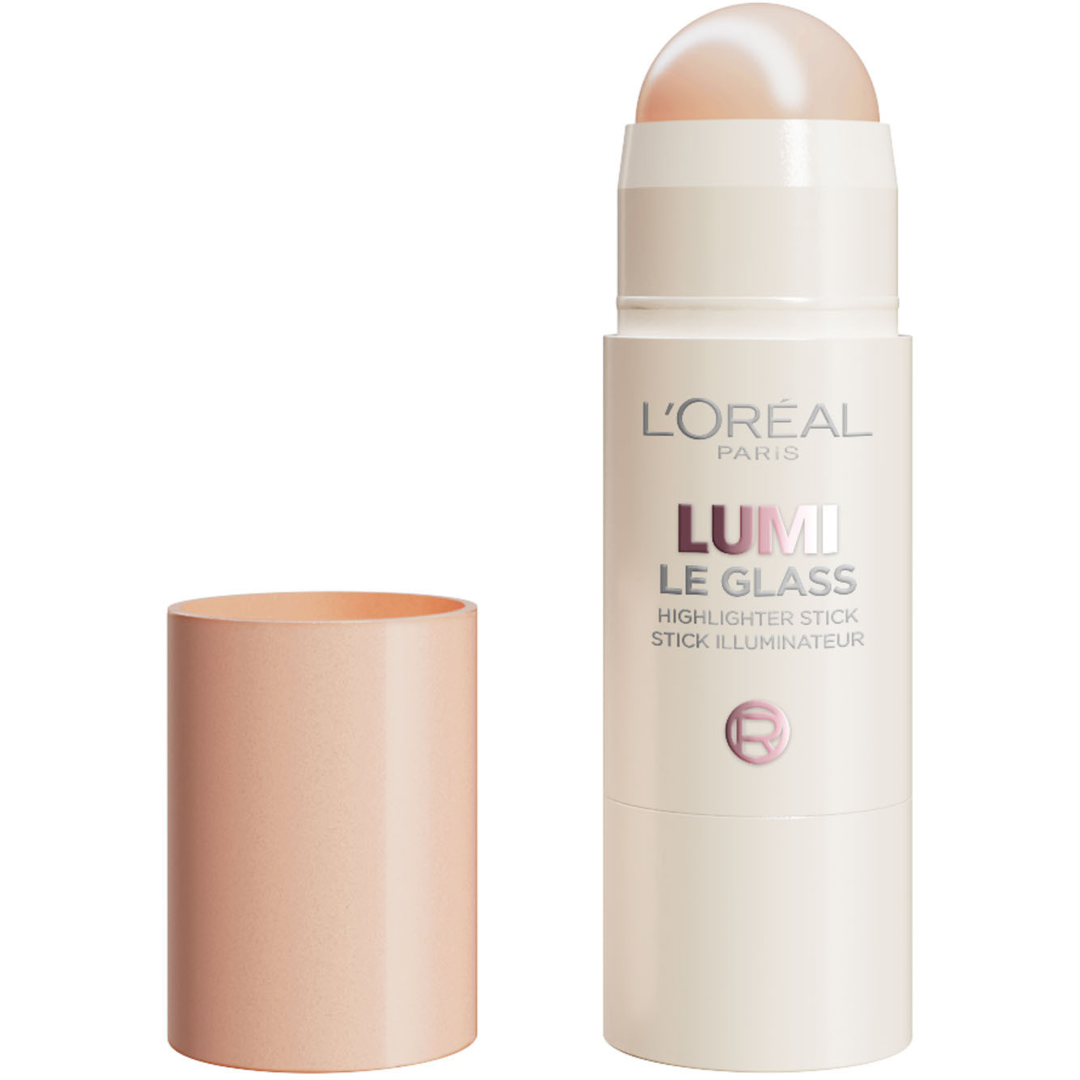 L'Oréal Paris Lumi Le Glass Highlighter Stick, 610 Glassy Pearl Éclat