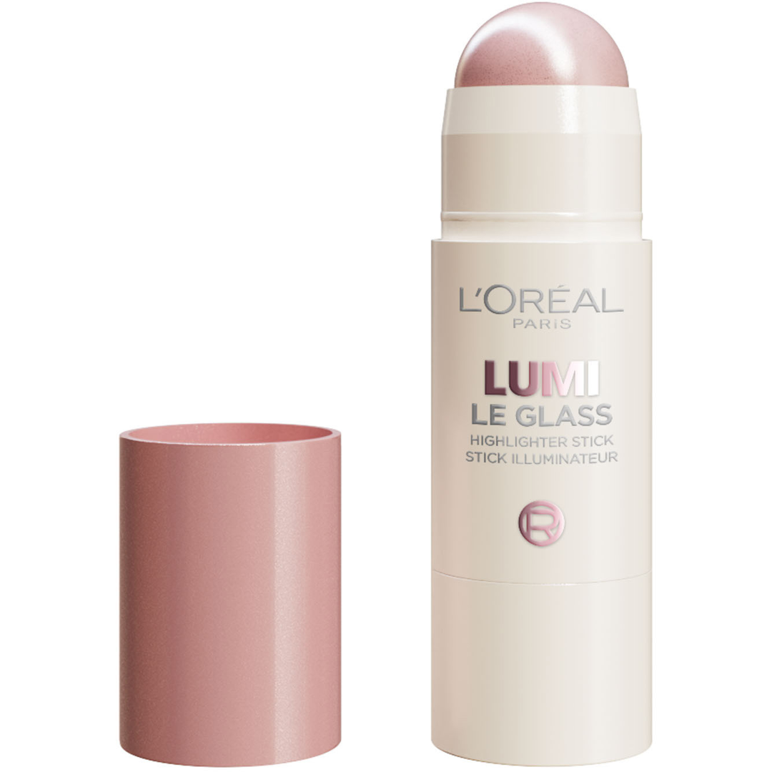 L'Oréal Paris Lumi Le Glass Highlighter Stick, 620 Glassy Pink Ballet