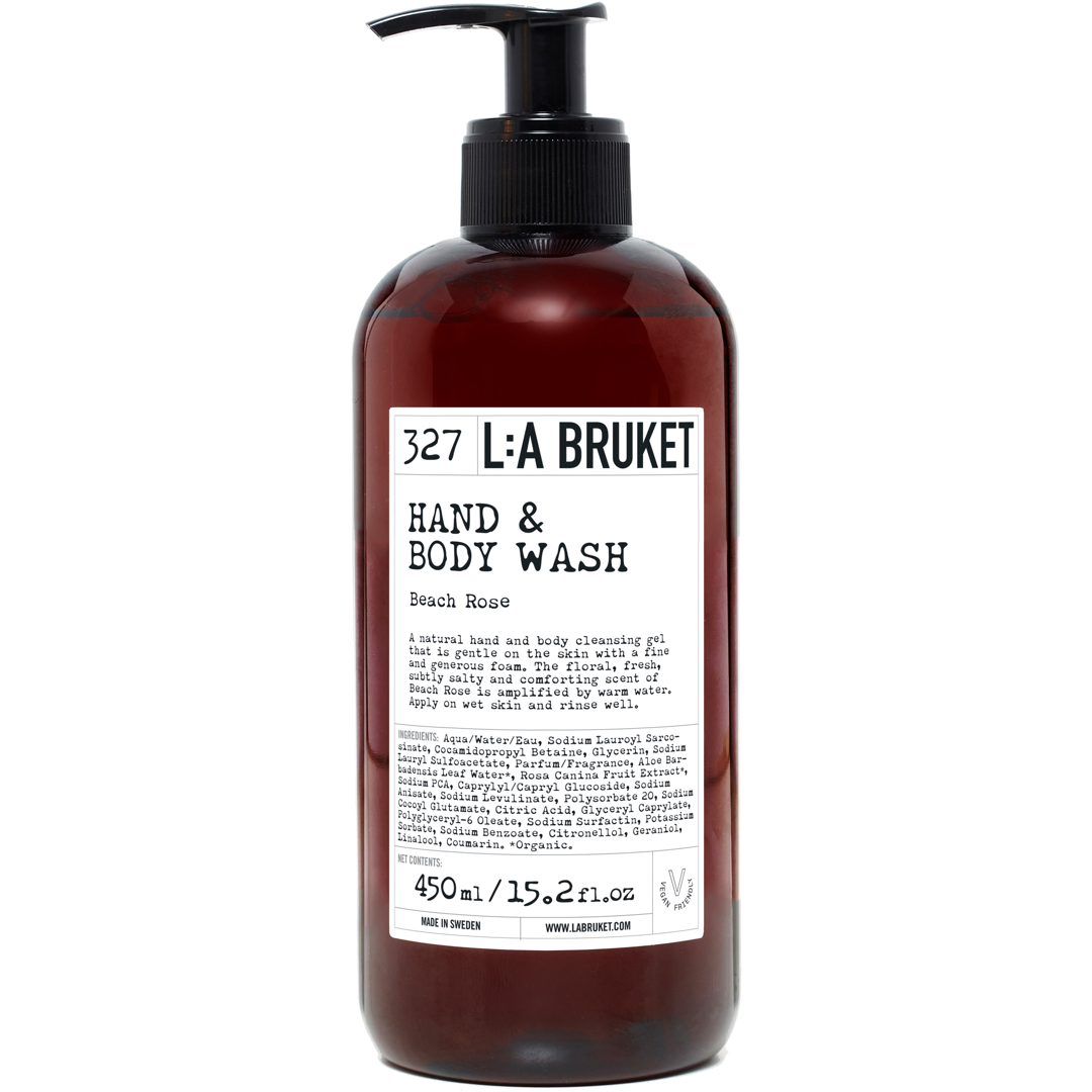 L:a Bruket 327 Hand & Body Wash Seaside Rose, 450ml, Käsisaippua